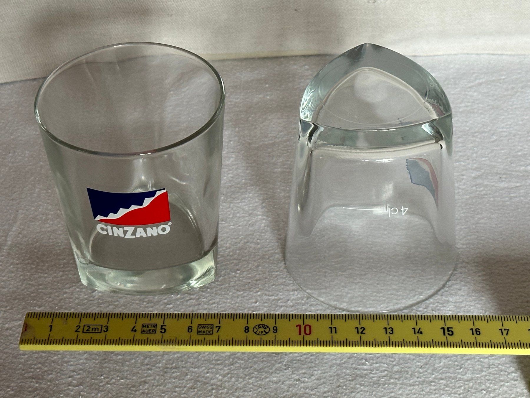 Gläser: 5 verres anciens CINZANO 4cl – Gebraucht aus Ste-Croix von mjmg 3