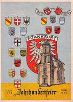 3 alte Ansichtskarten aus FRANKFURT a.M., ab 1900