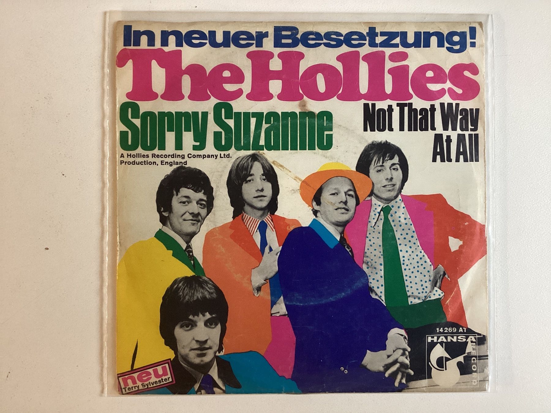 Dischi in vinile: Hollies Single - Sorry Suzanne / Not That Way At All – Usato da Gutenswil venduto da Hamzian