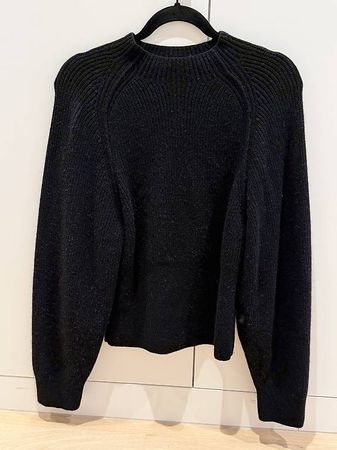Pullover aus Wolle & Kaschmir von Cos schwarz | Gr. S 