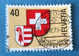 Nr.621 mit Stempel   Kanton Jura Wappen 1978   
