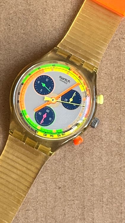 Swatch Orologi: Swatch Chrono Uhr Jelly Stag, Vintage Modell! – Usato da Grenchen venduto da chththl