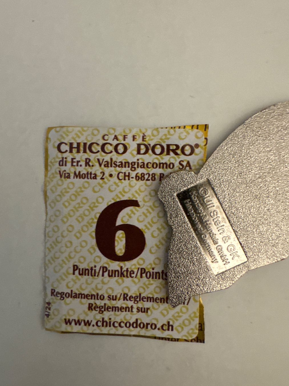 Chicco Sammelmarken & -punkte: 6 Chicco D'Oro Punkte – Neu und originalverpackt aus Horgen von CS75