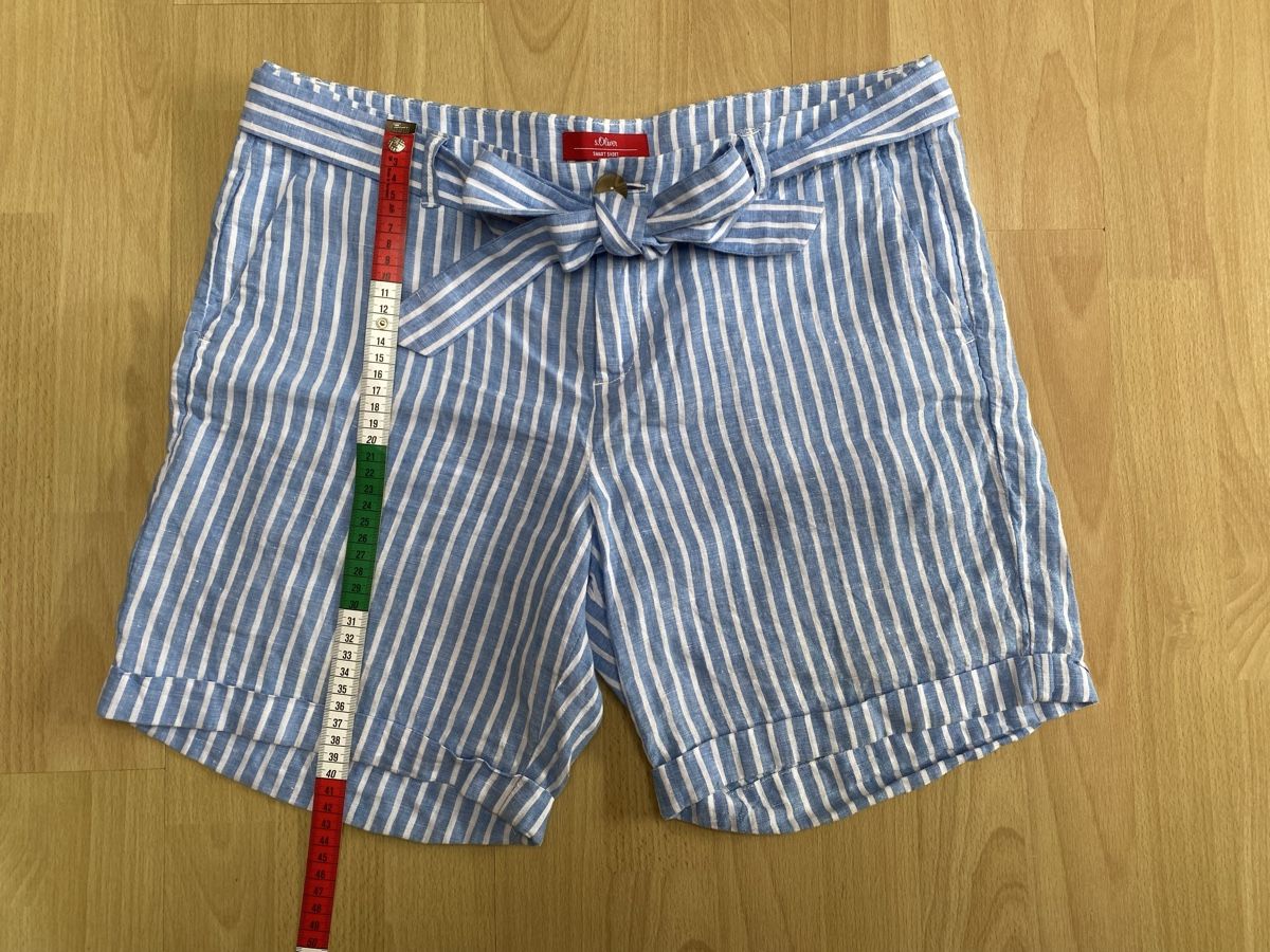 S.Oliver Pantaloni: s.Oliver Leinen Shorts, Gr.40, Neuwertig – Nuovo (secondo la descrizione) da Buochs venduto da H16 6