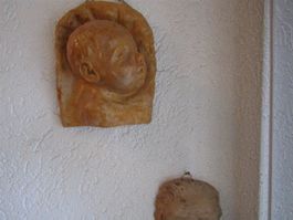 (Nr.10) Skulptur Kopf (auf Rückseite 1914) - Rothenbühler