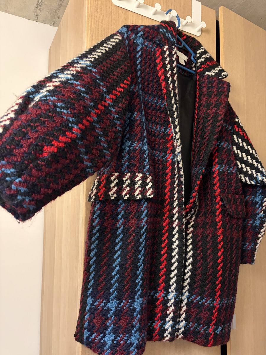 H&M Manteaux: Coat H&M checked plaid size M condition as seen – D'occasion à Uster par Luna.R 1