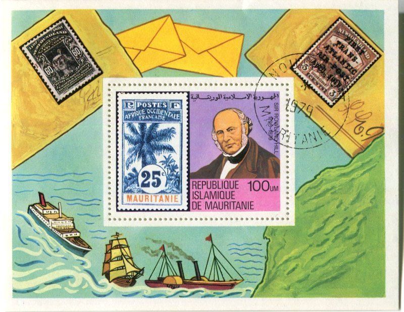 Tous les timbres: Block "Rowland Hill". Mauretanien – Neuf avec emballage d'origine à Basel par Butsch5