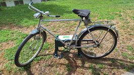 Antikes Chromstahl Herren-Velo 1Gang mit Rücktritt