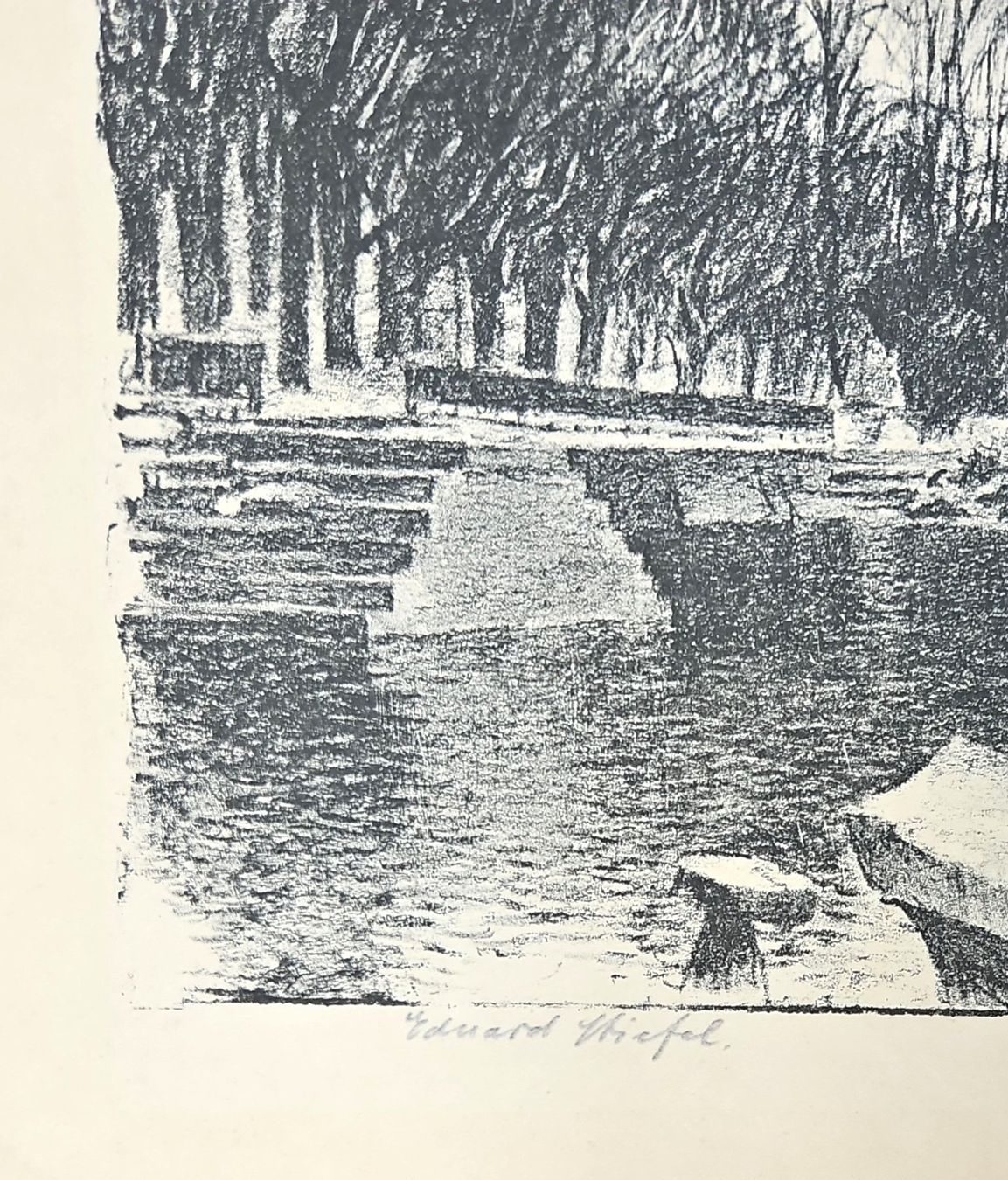 Grafiken & Lithographien: Eduard Stiefel (1875 - 1967) - Lithographie – Gebraucht aus Elgg von cuendetkunst 3