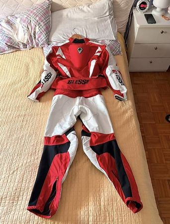 Combinaison cuir/textile mi saison/été Xl/54