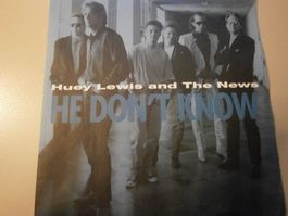 Vinyl-Single Huey Lewis - He Don't Know