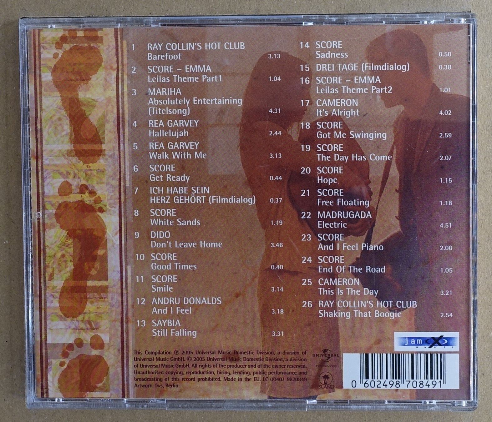 CDs: Barfuss Original Soundtrack - F37 – Gebraucht aus Sessa von fraenklishop 1
