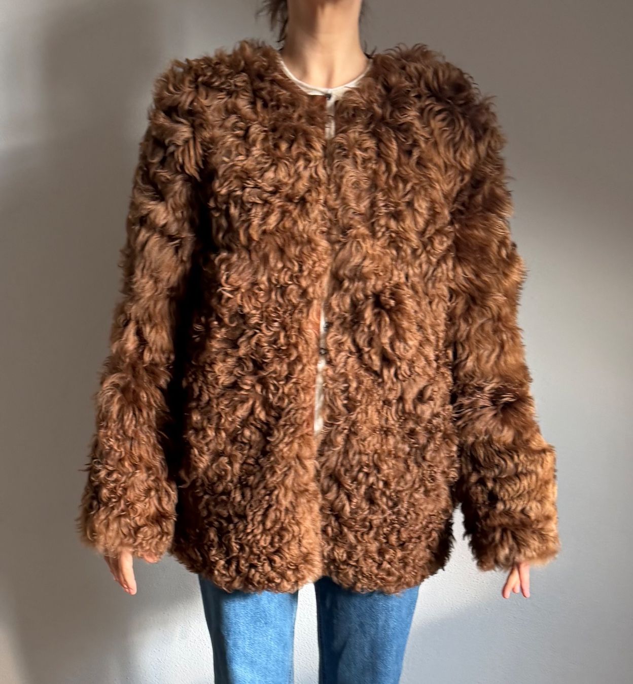 Giacche: Ines & Marechal LammFell Jacke M Echt – Usato da Birmensdorf ZH venduto da elibela