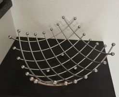 Chice Design Schale, Metall verchromt, neuwertig!