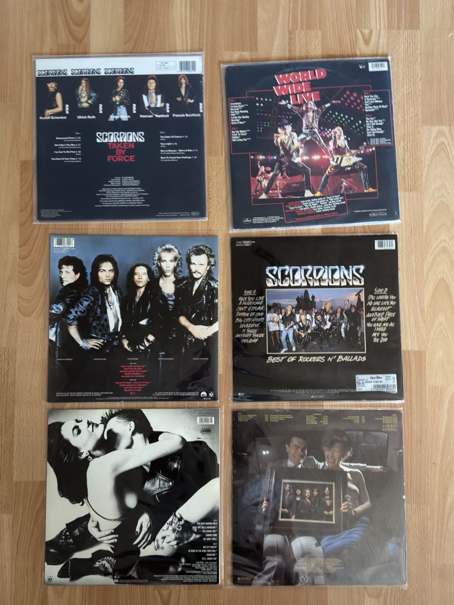 Dischi in vinile: Scorpions Schallplatten Sammlung 6 Stk. – Usato da Muttenz venduto da Petar777 1