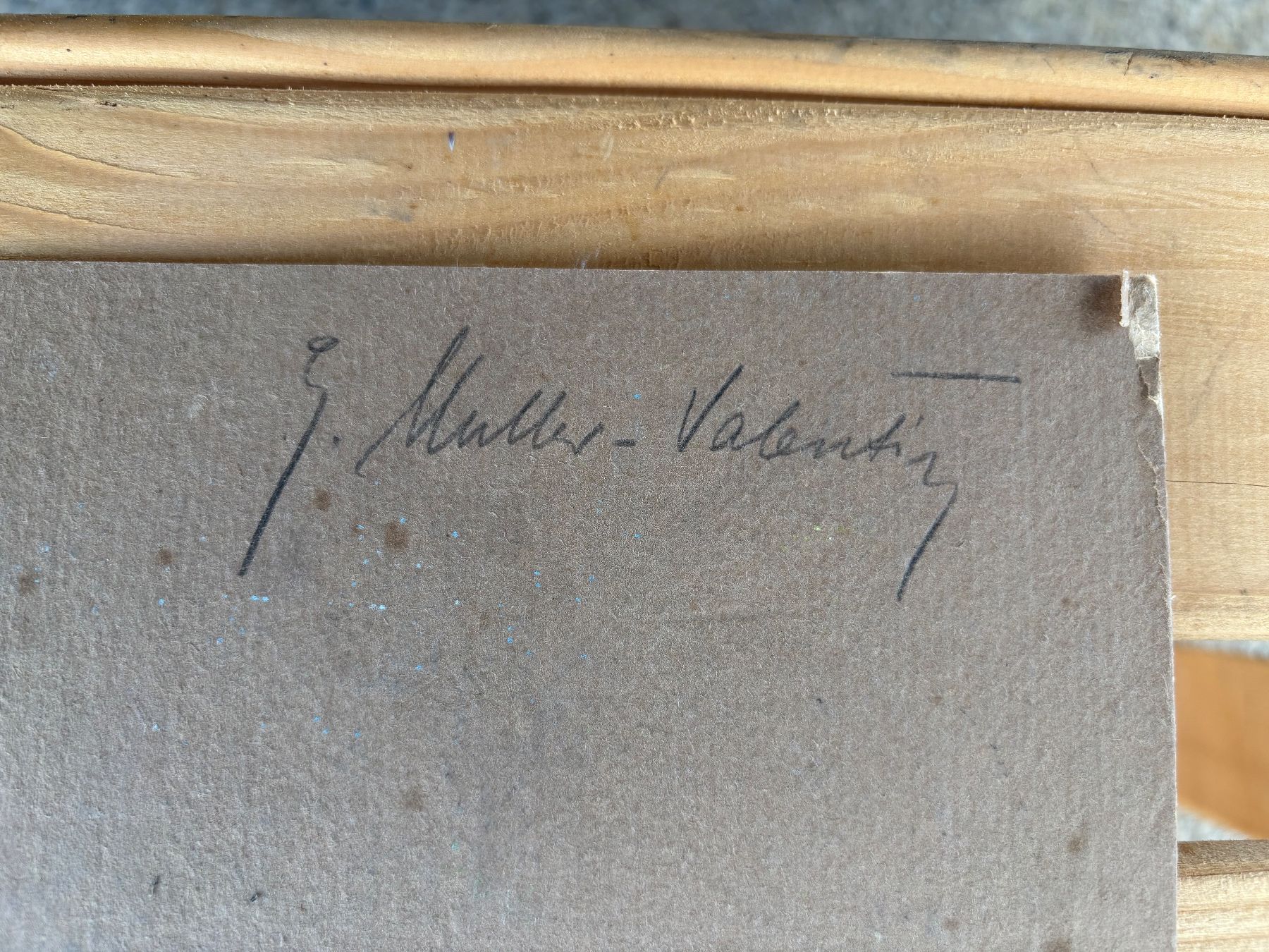 Dipinti: Aquarell von G. Müller-Valentin – Usato da Feldbach venduto da Olive1 8