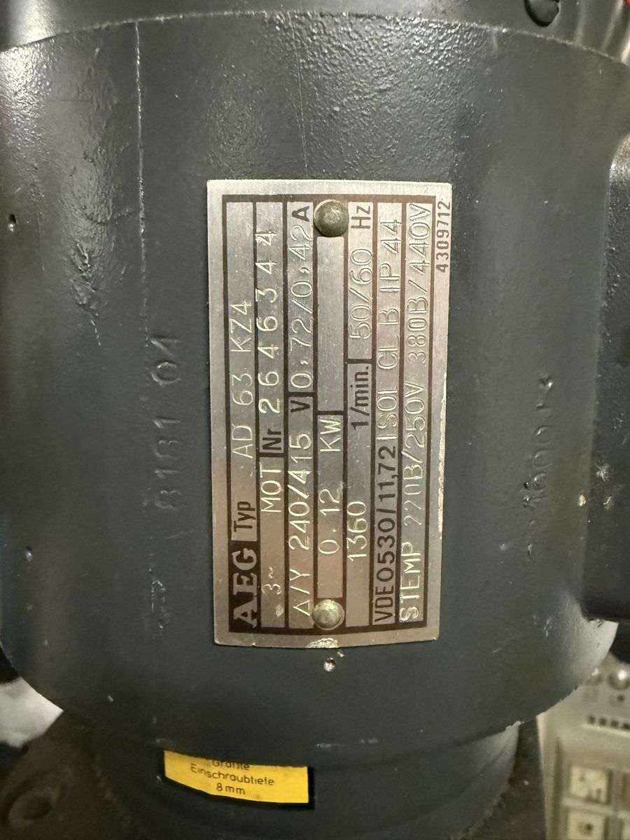 Tutte le macchine: Taumelnietmaschine BODMER – Difettoso da Sirnach venduto da S54Power 5