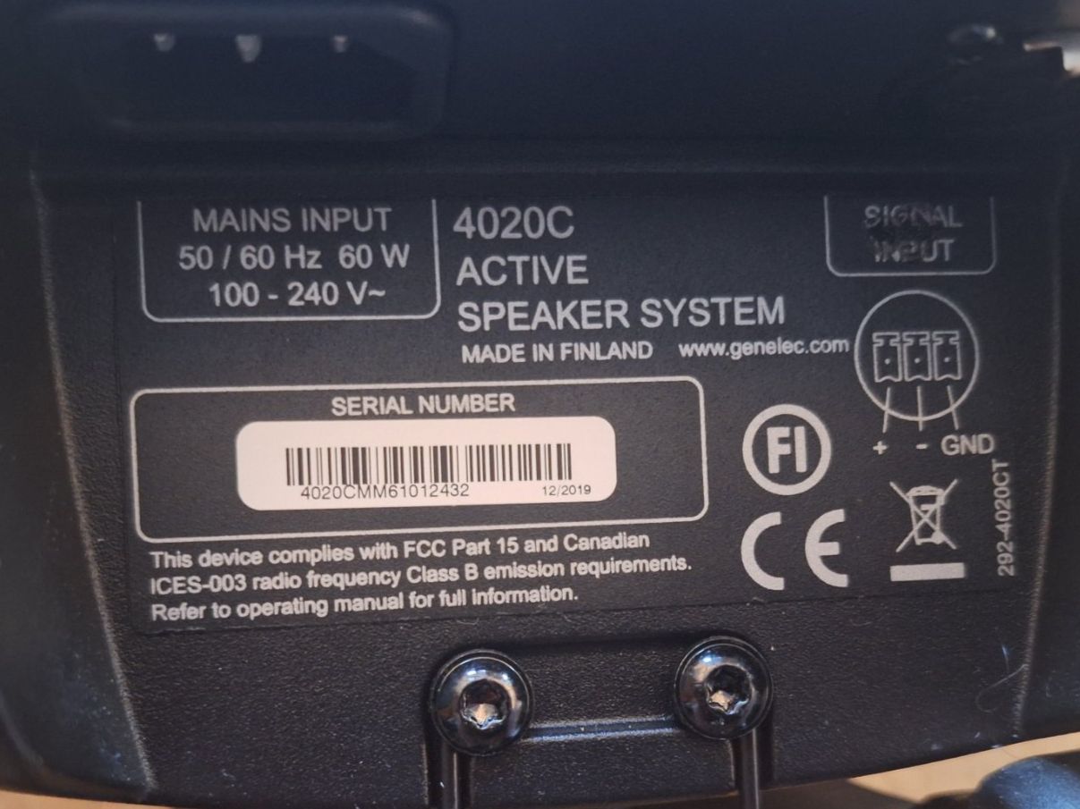 Genelec Casse acustiche: 2x Genelec 4020C Aktiv Studio Monitore – Usato da Muhen venduto da Elehrerin 4