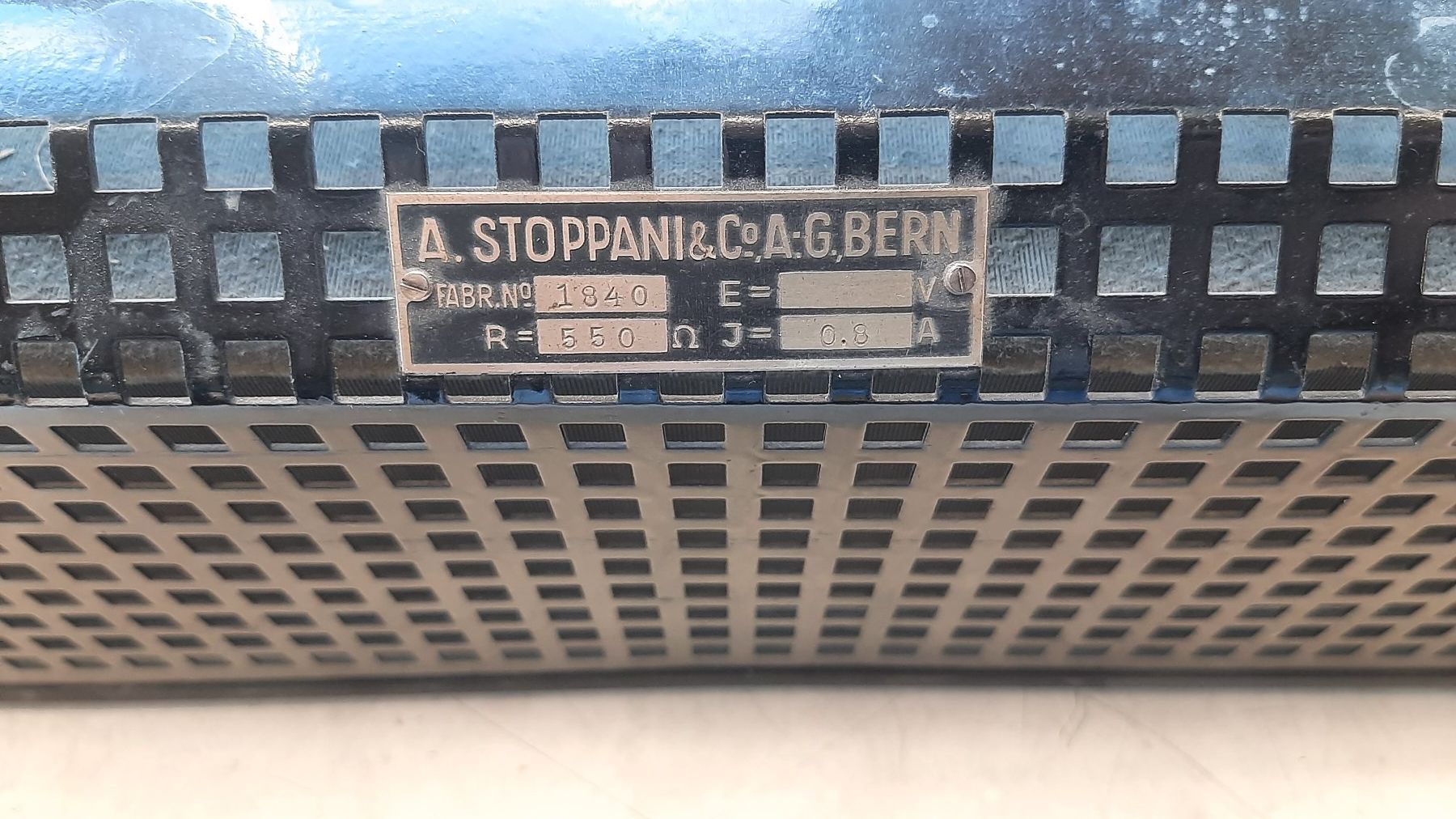 Misurare: rhéostat Stoppani 550ohm 0,8A – Usato da Attalens venduto da Gmsa68 3