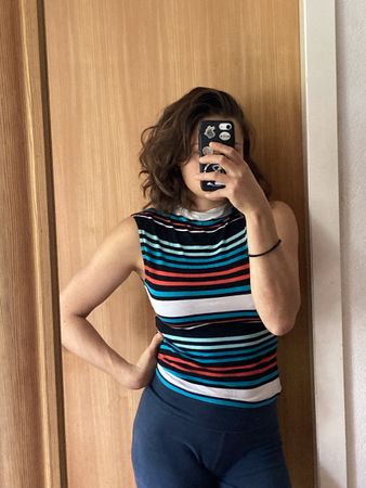 Gestreiftes Sommer Top von ReWork, Grösse S-M Neuwertig