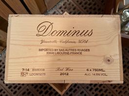6 Flaschen OHK 2012 Dominus 98PP