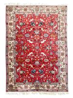 Superbe tapis Goum laine Kork noué main. Iran. 317x198 cm