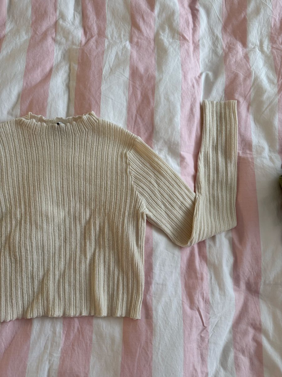 Zara Maglioni & Felpe: Zara Rippenstrick Pullover, Winter, Beige, Gr. M – Usato da Wil SG venduto da xrnvani 3
