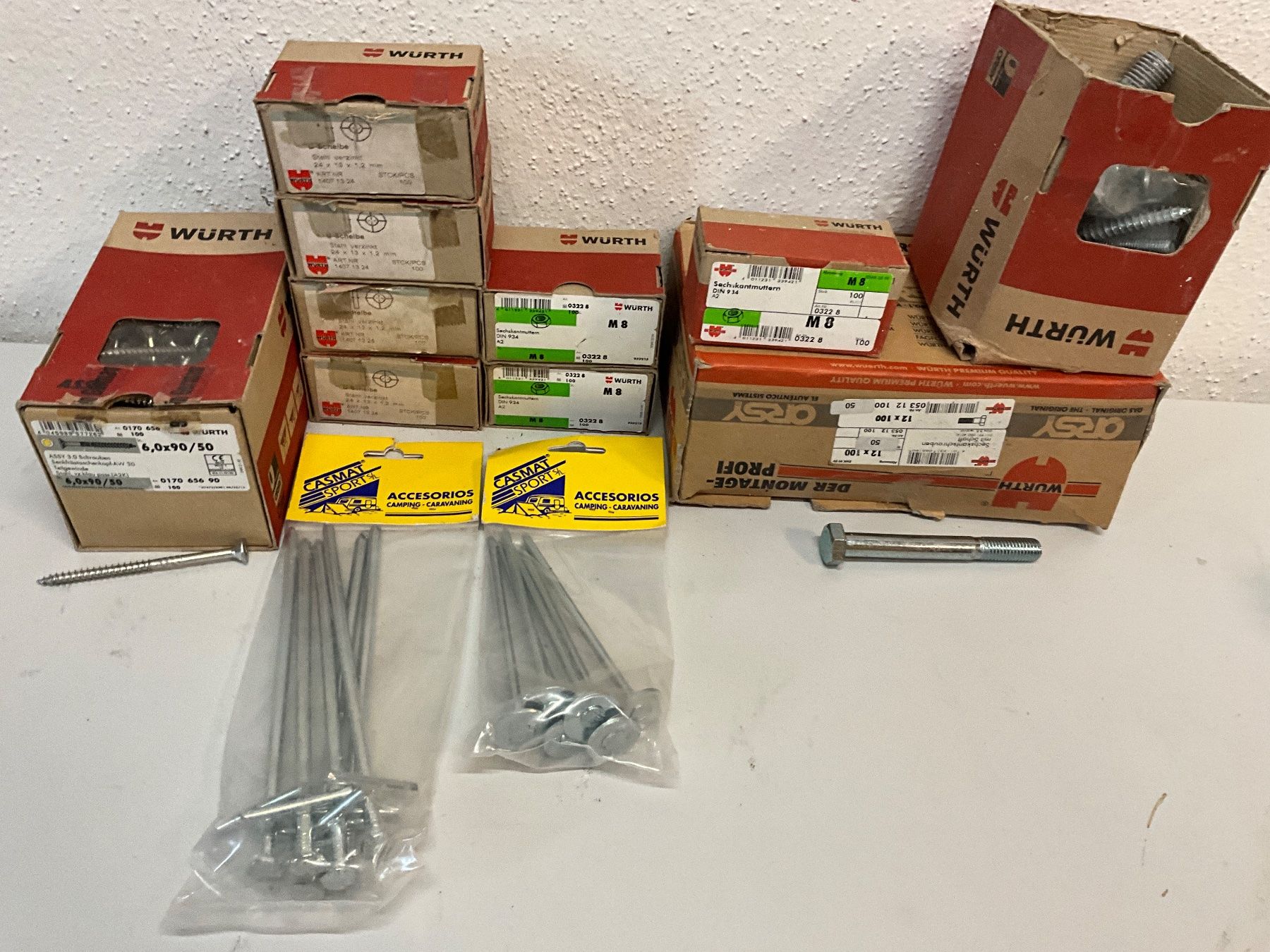 Würth Eisenwaren: Würth Assorted Hardware and Fastener Set, Acceptable – Neu (gemäss Beschreibung) aus Elsau von MANWITHVAN 1
