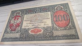 100 Marek Polskich Gutschein 1916 guter Zustand