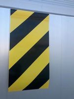 Warnflagge für Hebebühne links Wimpel