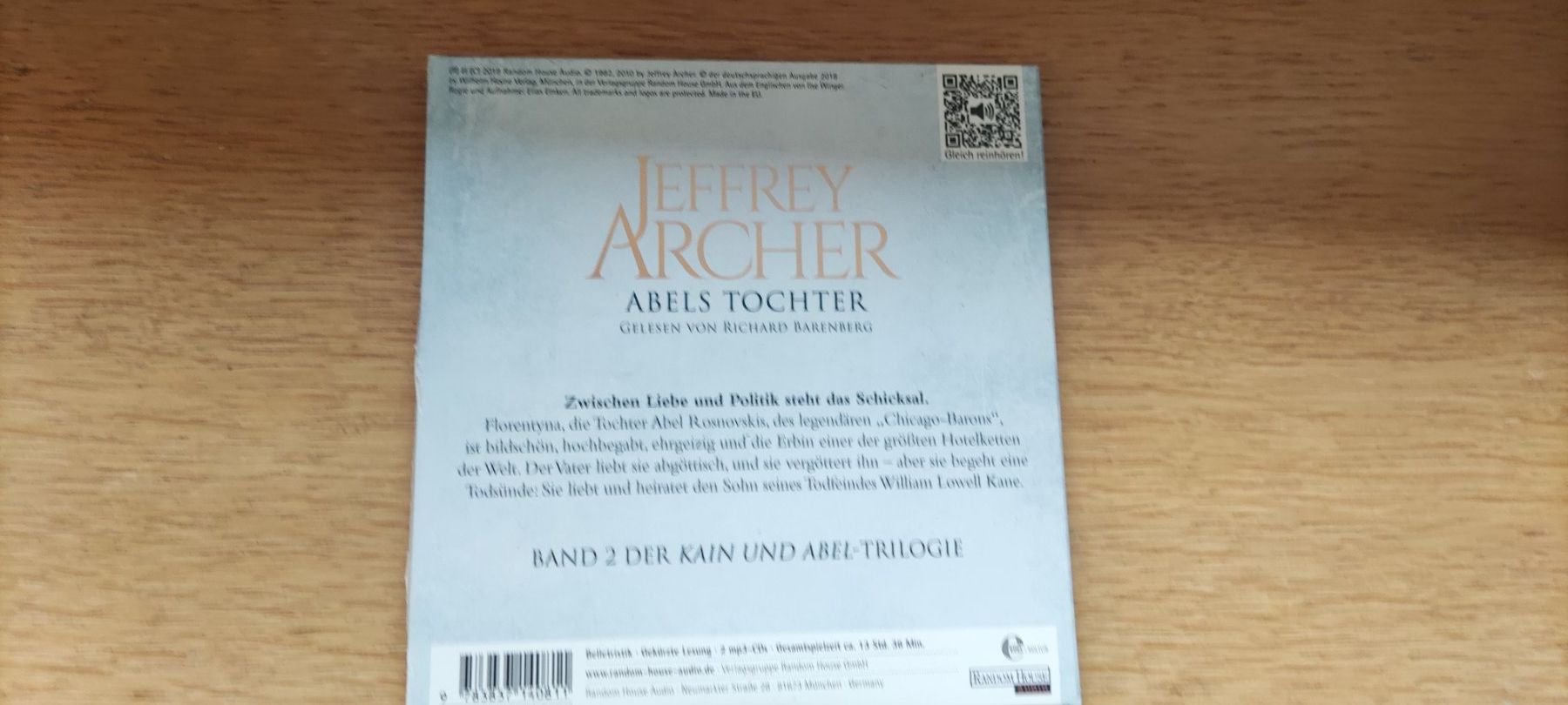 Hörbücher: Jeffrey Archer - Abels Tochter Hörbuch – Gebraucht aus Solothurn von Csw1 1