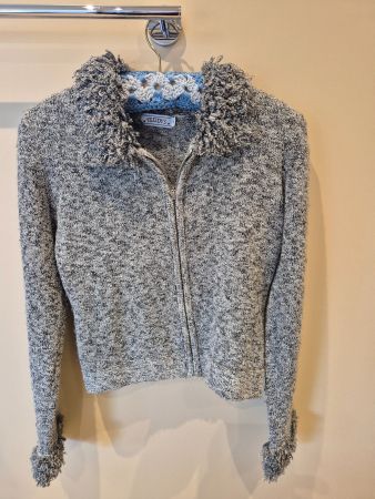 Jacke graumeliert, Gr. S  "TEDDYS"