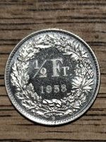 ==> 1/2Fr 1958 -unz/EA Haarlinien <==