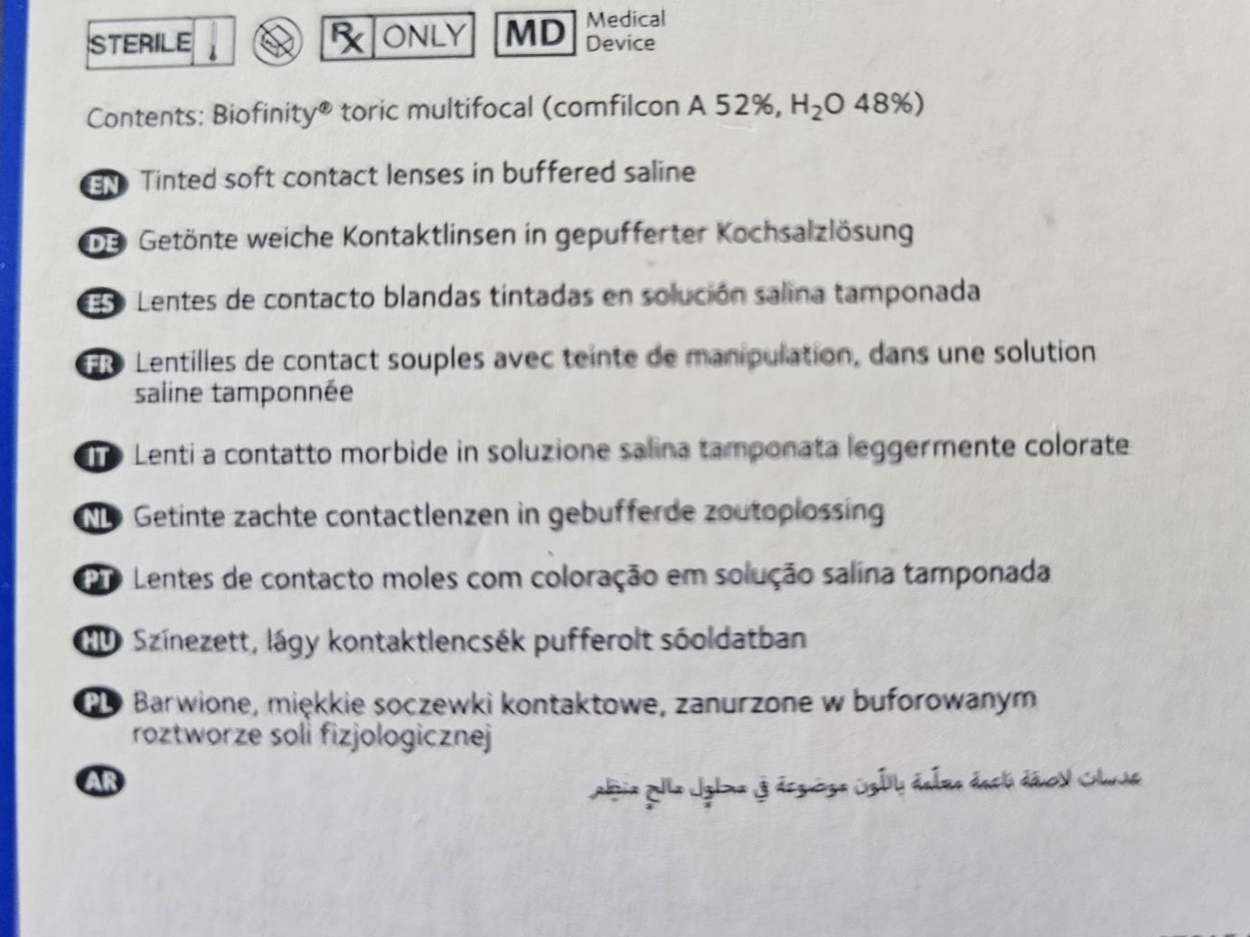 Cooper Vision Lenti a contatto: Biofinity Toric Multifocal -2.00 Kontaktlinsen - 2 Stück – Nuovo (secondo la descrizione) da Sirnach venduto da windrad65 3
