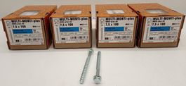 50 stk.MULTI-MONTI-plus SS 7,5 x 100, Sechskantkopf
