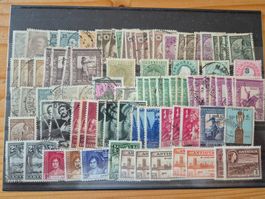 Briefmarken weltweit auf Steckkarte C8 Zustand gemäss Bild