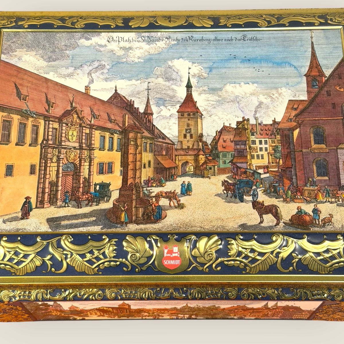 Dosen: Vintage Schmidt Tea Tin Box - Autumn Decoration – Gebraucht aus Lausanne von vas_cdb2 1