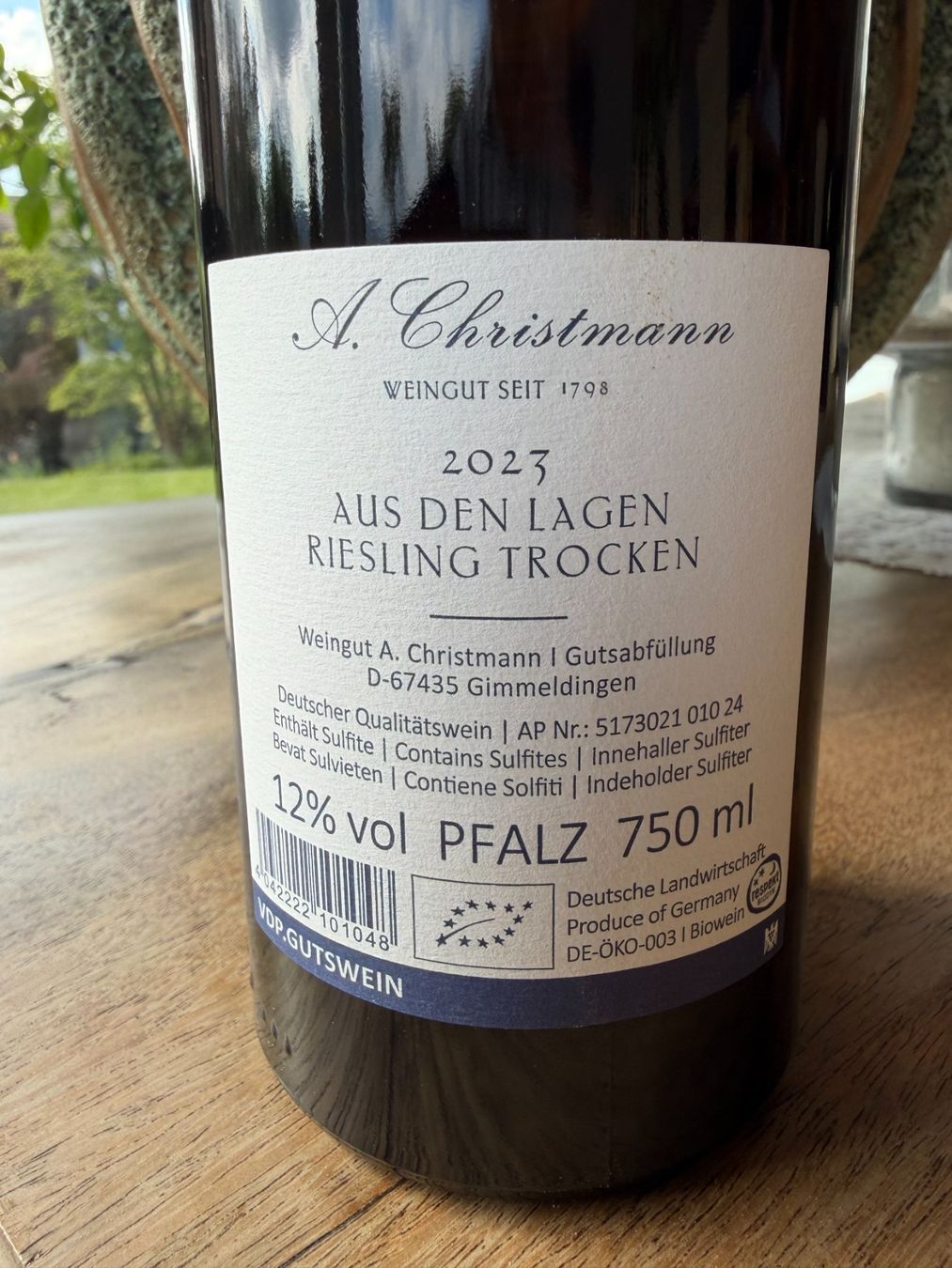 Vino: 10 Flaschen Pfälzer Riesling vom Feinsten ! – Nuovo e nell'imballaggio originale da Ebnat-Kappel venduto da alion2 1