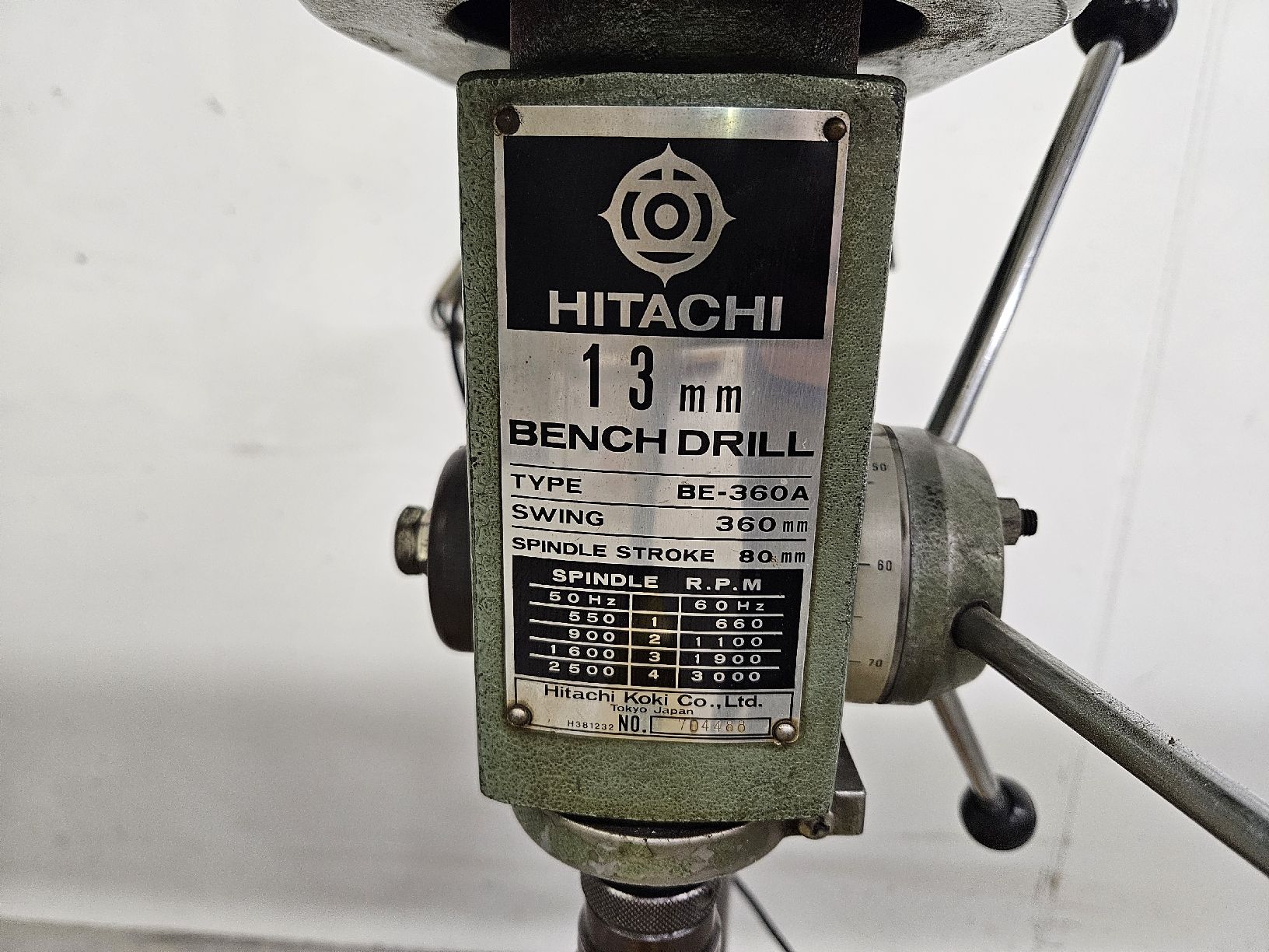 Hitachi Trapani: Hitachi Standbohrmaschine BE-360A – Usato da Jona venduto da vik_j6r6 4