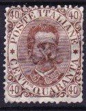 Alle Briefmarken: Rare timbre italie ancien - 1889 - Obl. – Gebraucht aus Blonay von Leglaude_01