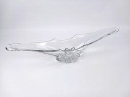 Dekoschale aus Glas spitzförmig