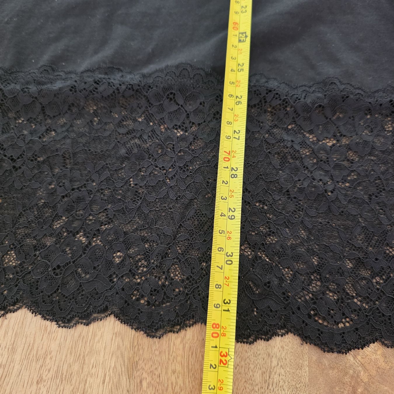 Zebra Vestiti: Schwarz Unterkleid mit Spitze Gr. L – Nuovo (secondo la descrizione) da Rheinsulz venduto da Gilea 5