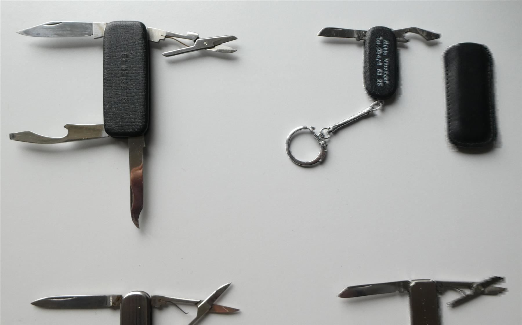 Coltelli tascabile: kleine Sackmesser Reklame – Usato da Frauenfeld venduto da Astra13 2