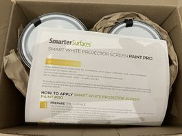Leinwand 120" Farb Set von Smarter Surfaces