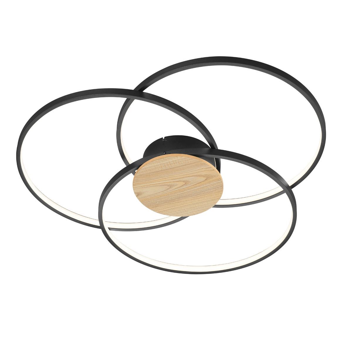 Lampadari & plafoniere: LED Deckenleuchte, Schwarz, 80 cm Ø – Nuovo (secondo la descrizione) da Kreuzlingen venduto da Smart-Light 5