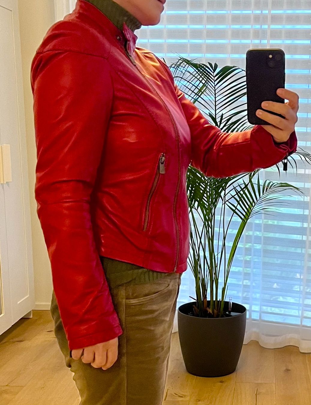 Giacche: Wunderschöne rote Oakwood-Lederjacke – Usato da Reinach Bl venduto da Sidarta74 1