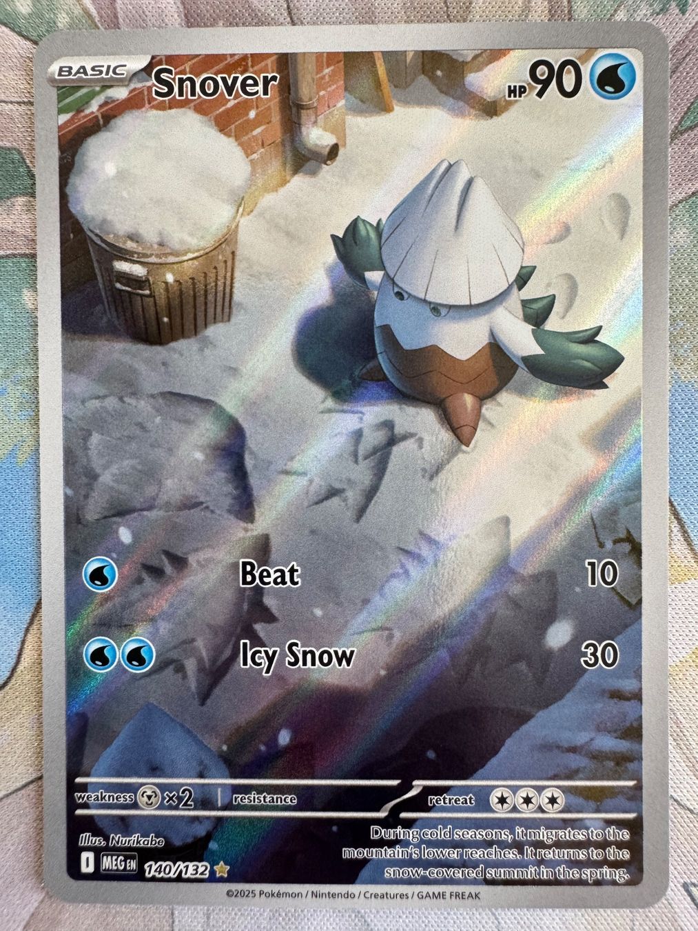Pokémon Carte collezionabili: Pokémon TCG - Snover (MEG140) Mega Evolution – Nuovo (secondo la descrizione) da Oberwil BL venduto da Chelsea26