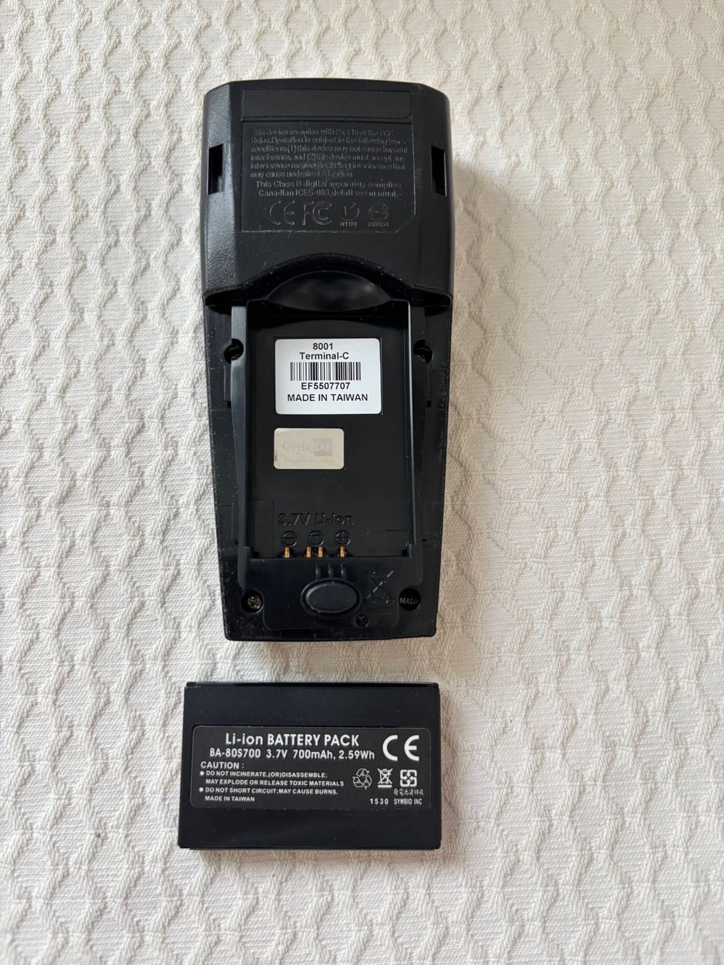 Scanneurs: Mobiler Barcodescanner Elcode 8001 Terminal - C – D'occasion à Einigen par Medicom-Pharma 1