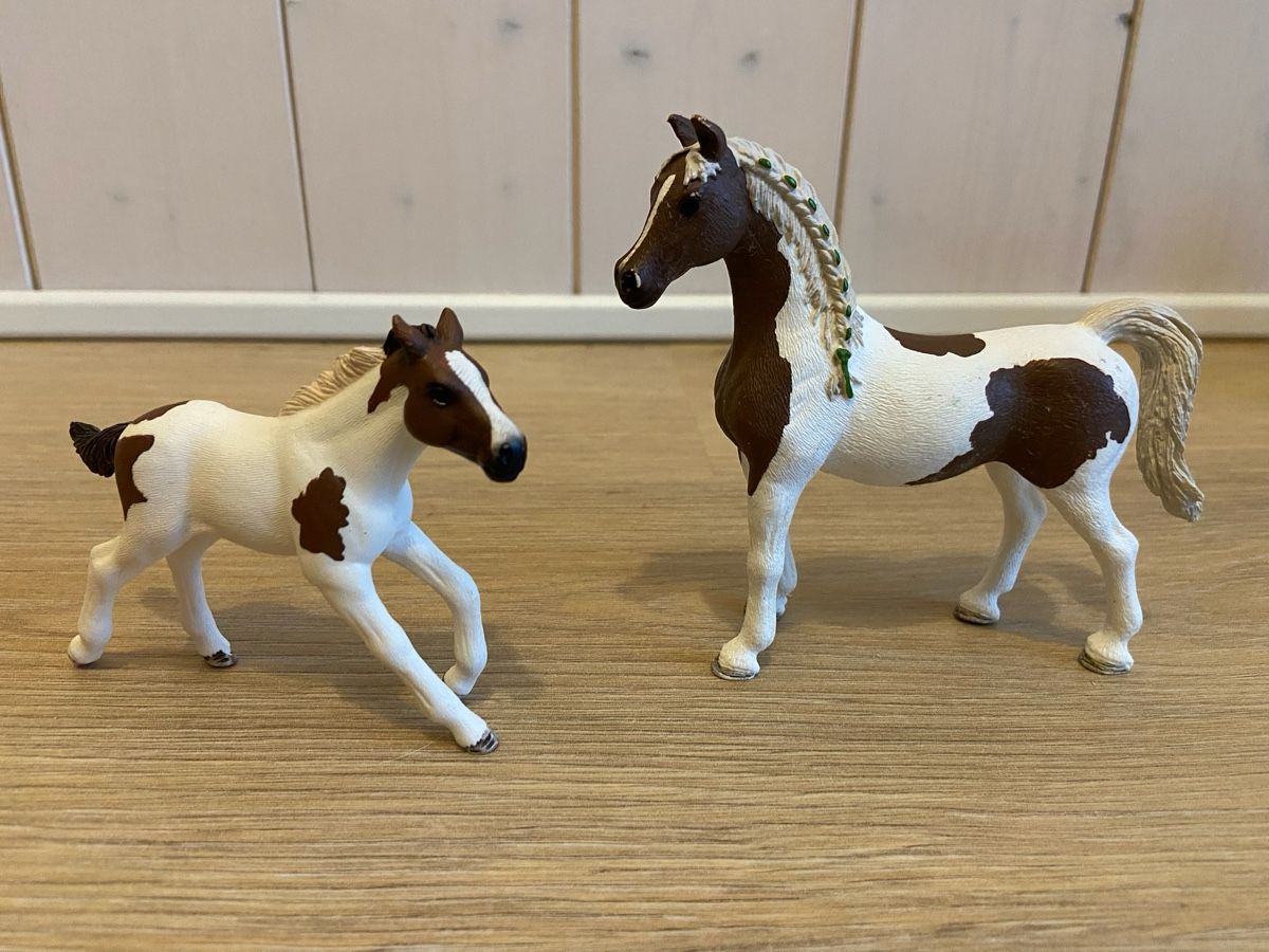 Schleich Giocattoli: Schleich Pferde Fohlen & Stute – Usato da Hausen am Albis venduto da Hannavgr 1