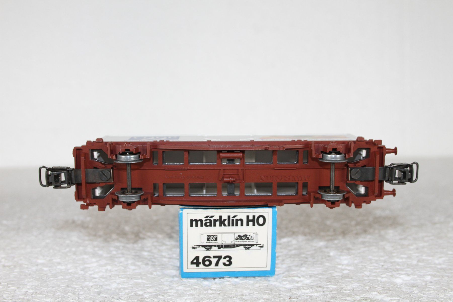 Märklin Modellini di ferrovie: Märklin 4673 SJ  COOP Güterwagen – Usato da Triesen venduto da cor_62ts 9